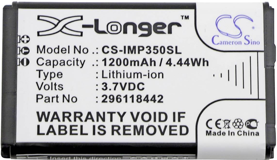 Bateri POS Cameron Sino për Ingenico 296118442, 3.7V, 1200mAh, e zezë