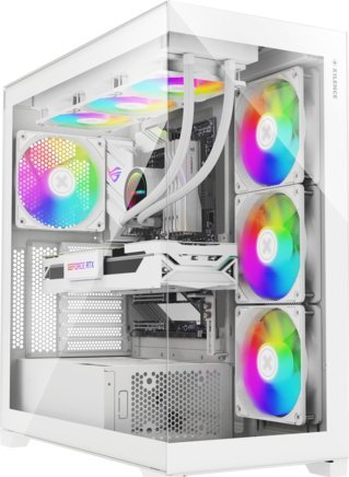 Kуќиште за компјутер XILENT Gleam, Tower, ATX, бело