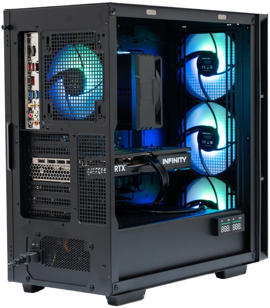 Kompjuter gaming Game X G300, Ryzen 5 7600X, 32GB RAM, RTX 4070, SSD 1TB, i zi