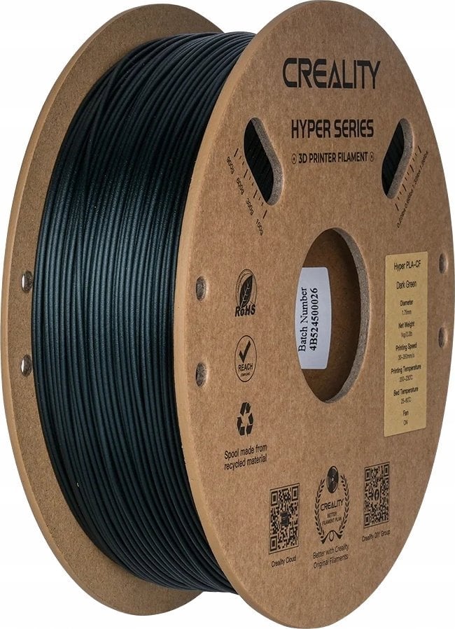 Filament 3D Creality Hyper Carbon PLA, 1.75mm, 1100g, jeshil