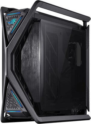 Kasë kompjuteri ASUS GR701 ROG HYPERION, e zezë