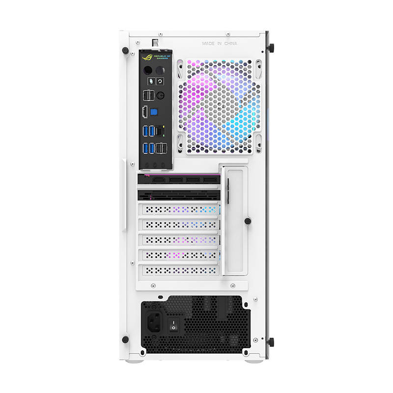 Kasa PC Darkflash DK351, ATX mid tower, xham i temperuar, e bardhë