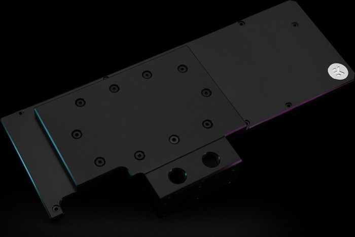 Backplate aktiv për kartë grafike EKWB Quantum Vector XC3, për RTX 3080 3090, G1/4", i zi