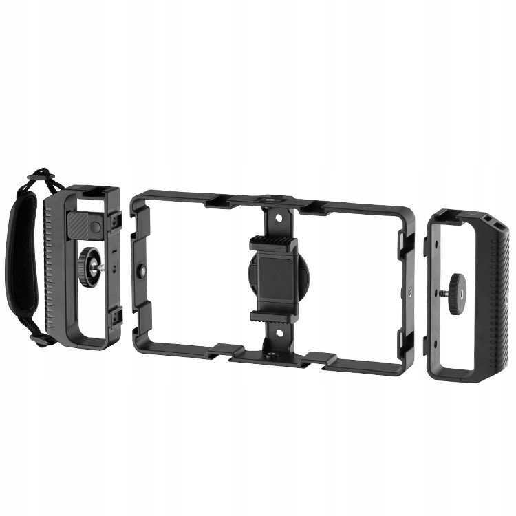 Rig video për smartphone JJC, universal, me telekomandë Bluetooth, i zi
