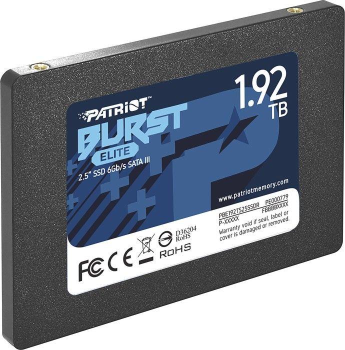 Disk SSD Patriot Burst Elite 1.9, 2TB, 2.5" SATA III