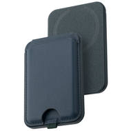 Dviced Leather MagSafe Foldable Cardholder And Stand, Blue
