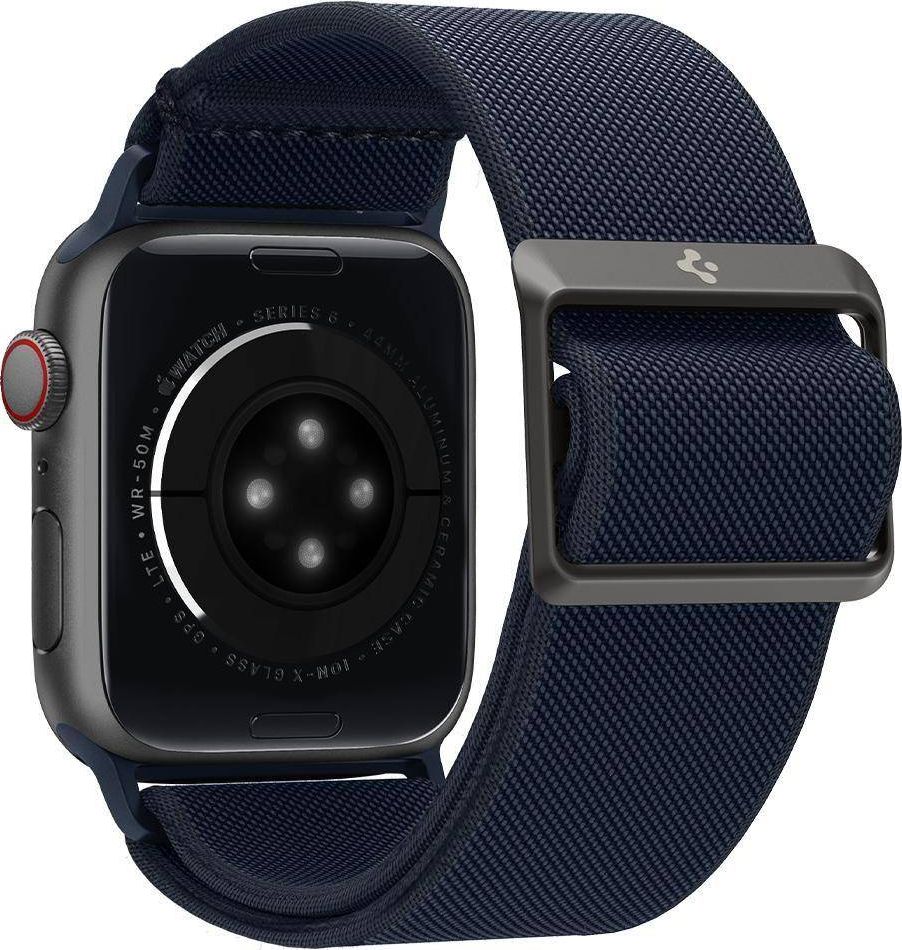 Rrip dore Spigen Fit Lite për Apple Watch 42/44mm, silikoni, blu navy
