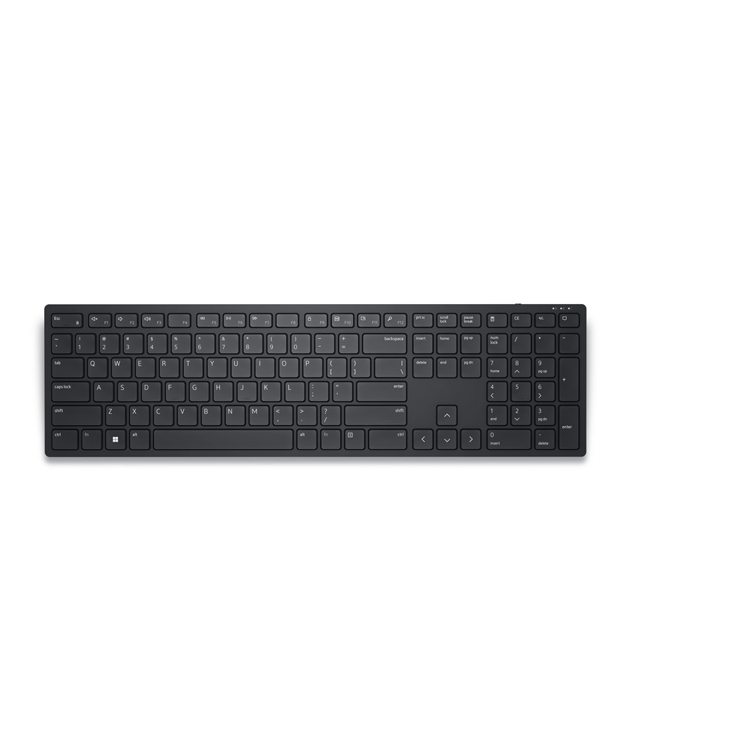 Tastierë Dell KB500, QWERTY, 2.4GHz, e zezë