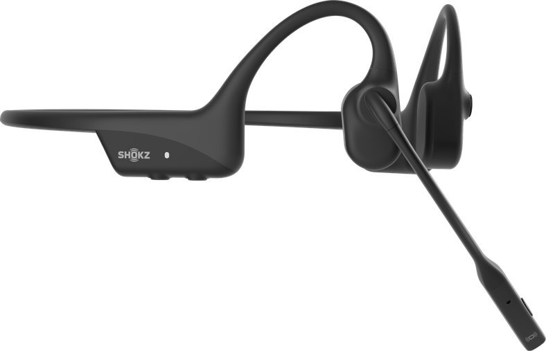 Kufje me mikrofon Shokz OpenComm2 UC, wireless, Bluetooth, e zezë