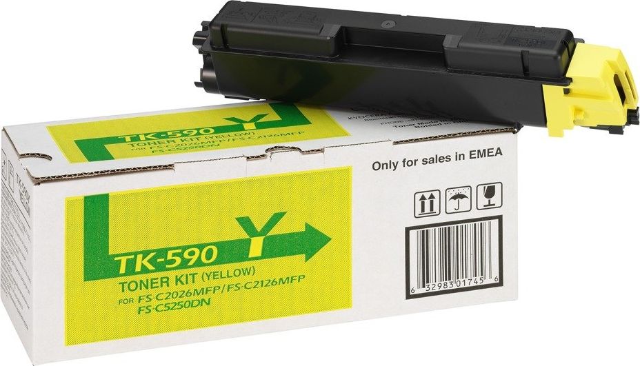 Ngjyrë Kyocera TK-590, e verdhë