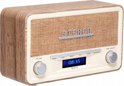 Radio Denver DAB-18LW, DAB+/FM, Bluetooth, kafe e bardhë