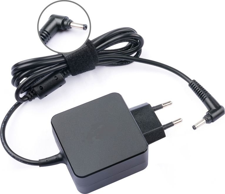 Karikues për laptop MicroBattery (MBA50115), 45 W, 1.7 mm, 2.4 A, 19 V, i zi