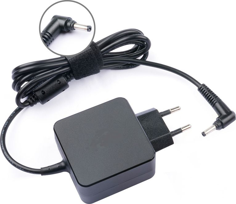 Karikues për laptop MicroBattery (MBA50115), 45 W, 1.7 mm, 2.4 A, 19 V, i zi