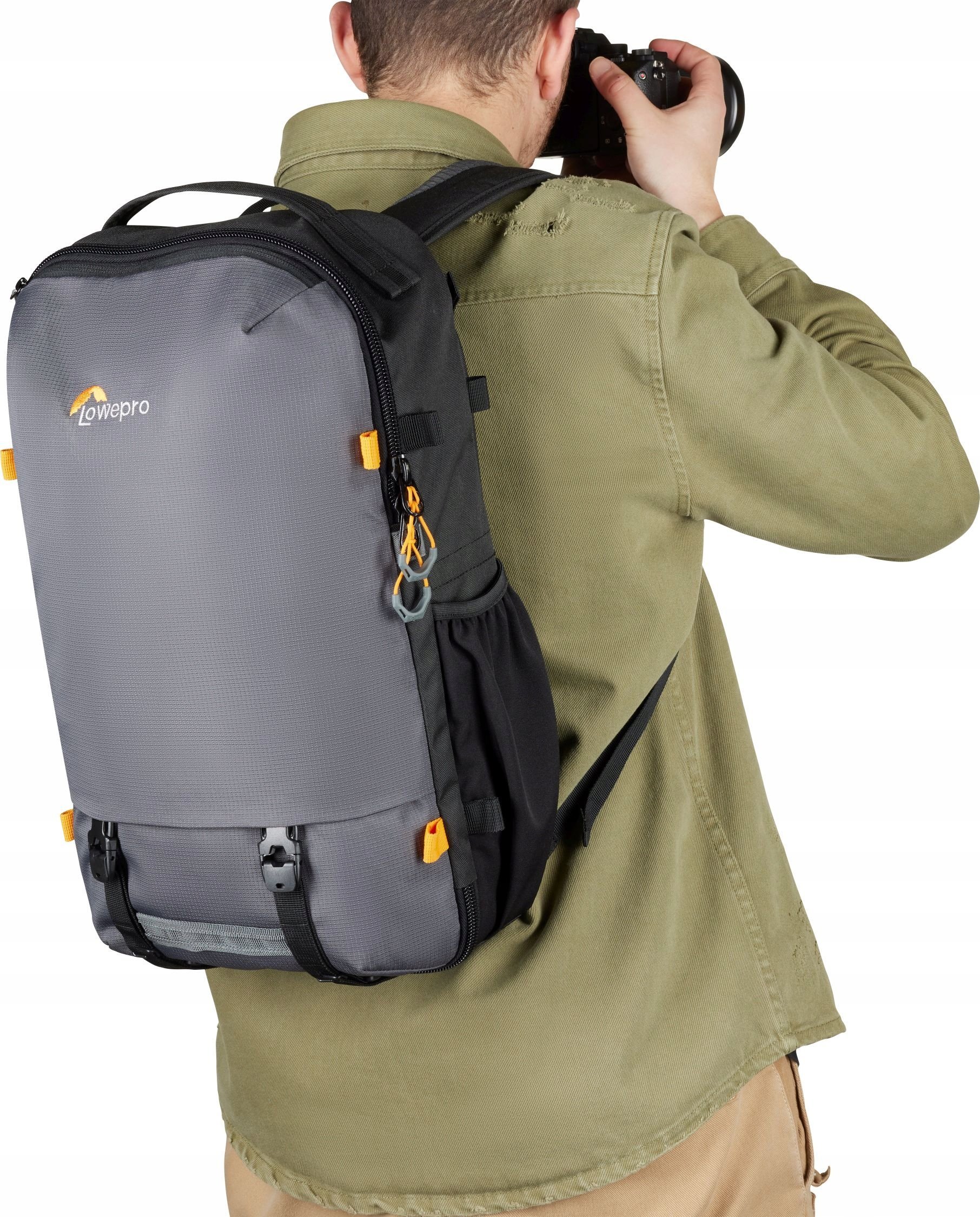 Çantë shpine fotografike Lowepro Trekker Lite BP 250 AW, për DSLR dhe laptop 15", gri
