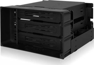 Kornizë HDD ICY DOCK 3-Bay, 3.5", SATA SAS, e zezë