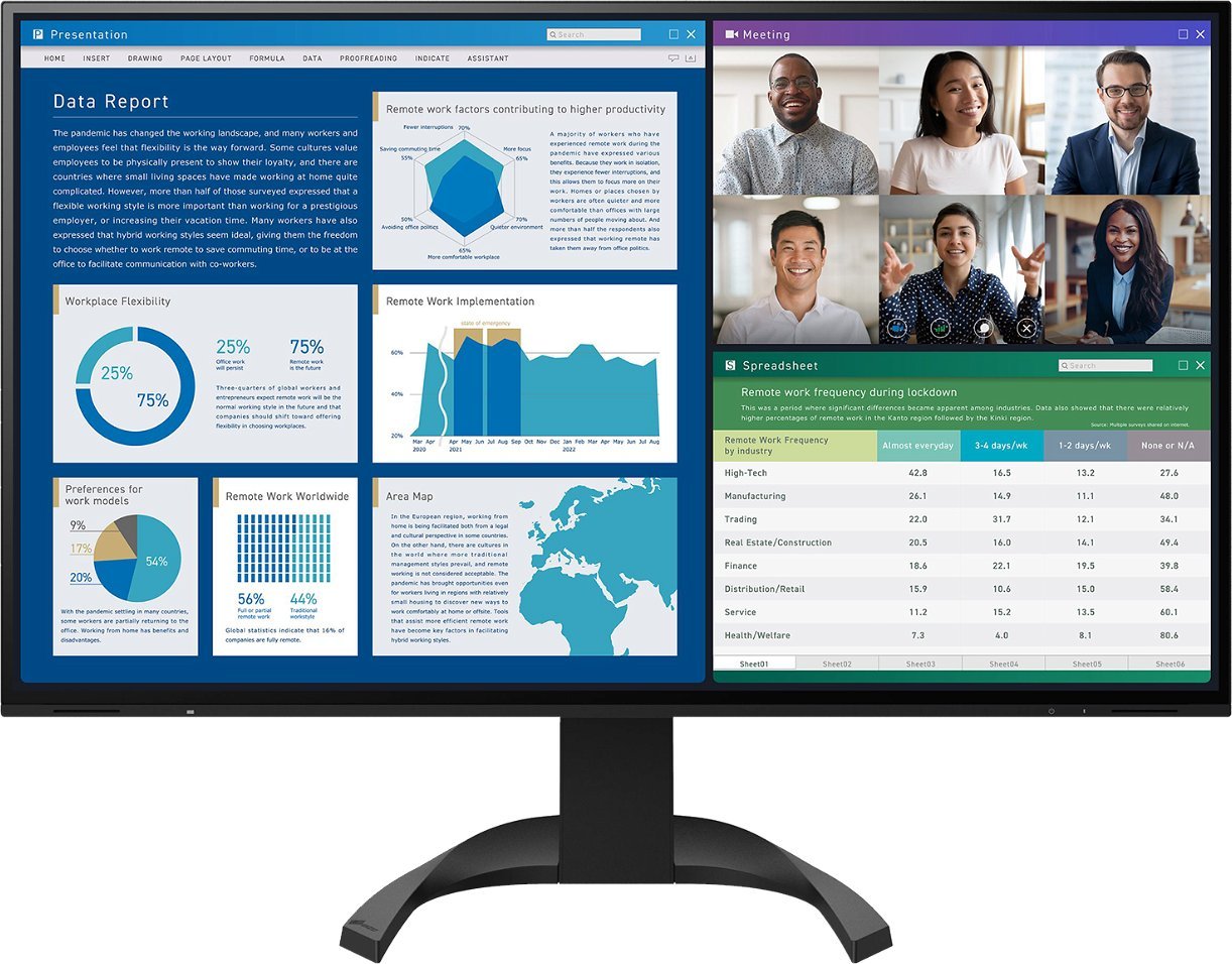Monitor Eizo FlexScan EV3240X, 31.5", 4K, i zi