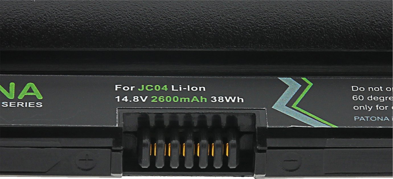 Батерија за лаптоп Patona PREMIUM JC04 JC03, 2600 mAh, Li Ion, црна