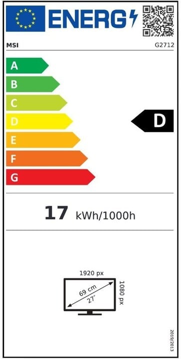 [OUTLET] Monitor MSI Gaming G2712 - LED, 27", FullHD, i zi