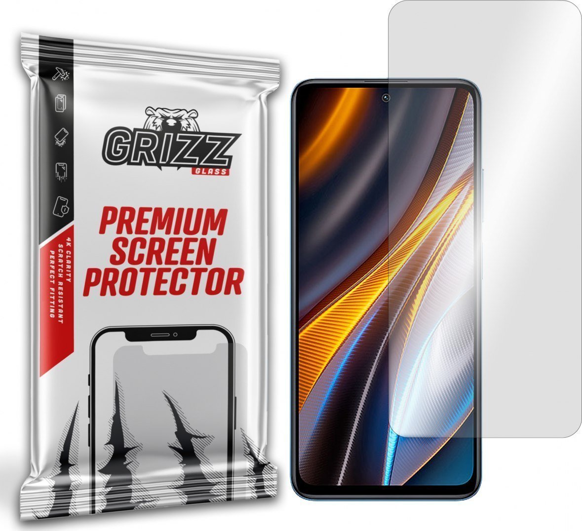 Mbrojtëse ekrani GrizzGlass Hydrogel Film, për Xiaomi POCO X4 GT, transparente