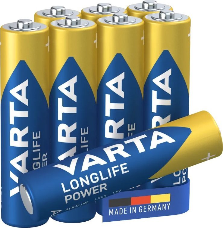 Bateri AAA Varta High Energy, alkaline, set 8 copë
