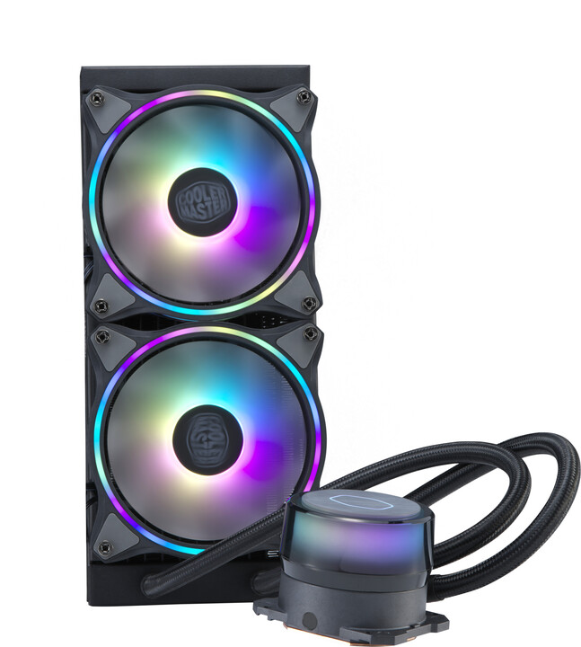 Ftohës Cooler Master MasterLiquid ML240 Illusion, 2x120mm ARGB, i zi