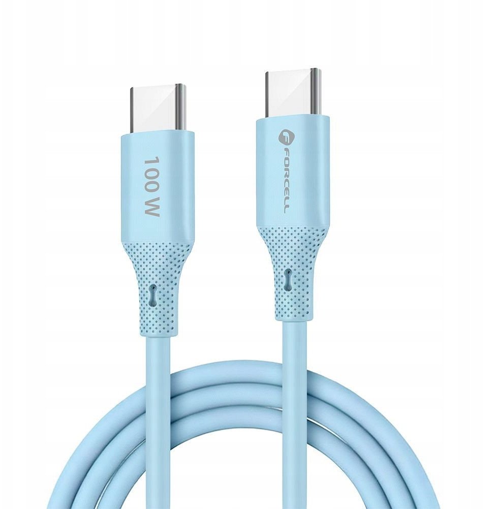 Kabllo USB Forcell F ENERGY C341, USB A në Micro USB, 1 m, 18W, blu