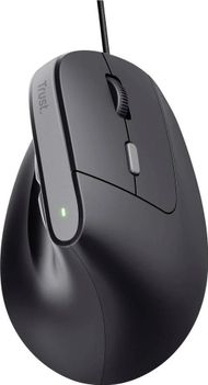 Maus Trust Bayo, me kabllo, USB, i zi