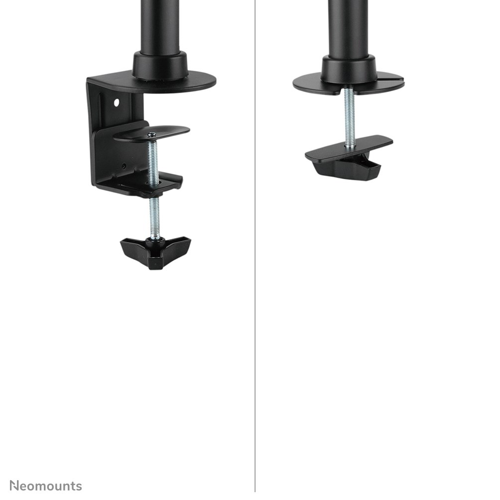 Mbajtëse tavoline për monitorë Neomounts FPMA-DCB100DBLACK, për 2 monitorë 10"-27", VESA 75x75 100x100, e zezë