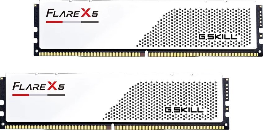 Memorie RAM G.Skill Flare X5 F5-6000J2836G16GX2-FX5W, DDR5 32GB 2x16GB, 6000MHz, e bardhë