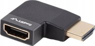 Adapter HDMI Lanberg 2.1, 8K, kënd 90°, i zi