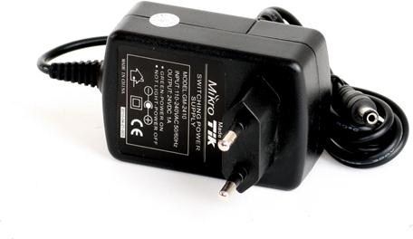 Напојување MikroTik (GM-2410), 24 V/1 A, црн