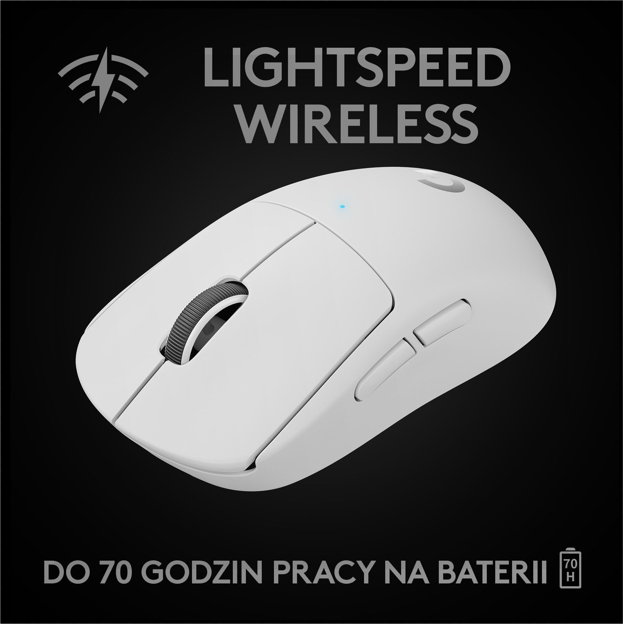 Pako gaming Logitech G Pro X, maus Superlight wireless, kufje G Pro X, i bardhë dhe i zi