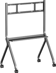 Поден статив за монитор Avtek Floor Stand Next3, до 86\", со тркала, црн