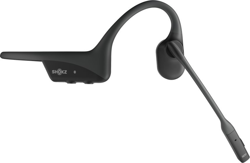 Kufje me mikrofon Shokz OpenComm2 UC, wireless, Bluetooth, e zezë