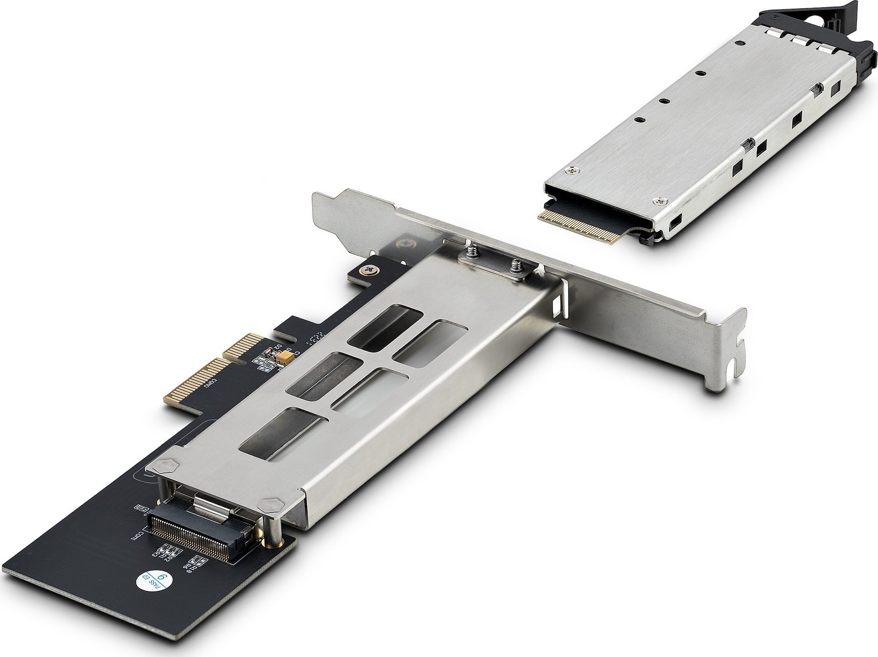 Adapter StarTech M.2 NVMe në PCIe X4, mobile rack, hot swap, pa vegla