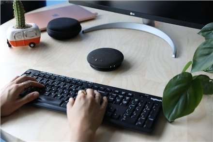 Altoparlant konferencash Boom Giro, USB dhe Bluetooth 5.0, mikrofon omnidireksional, i zi