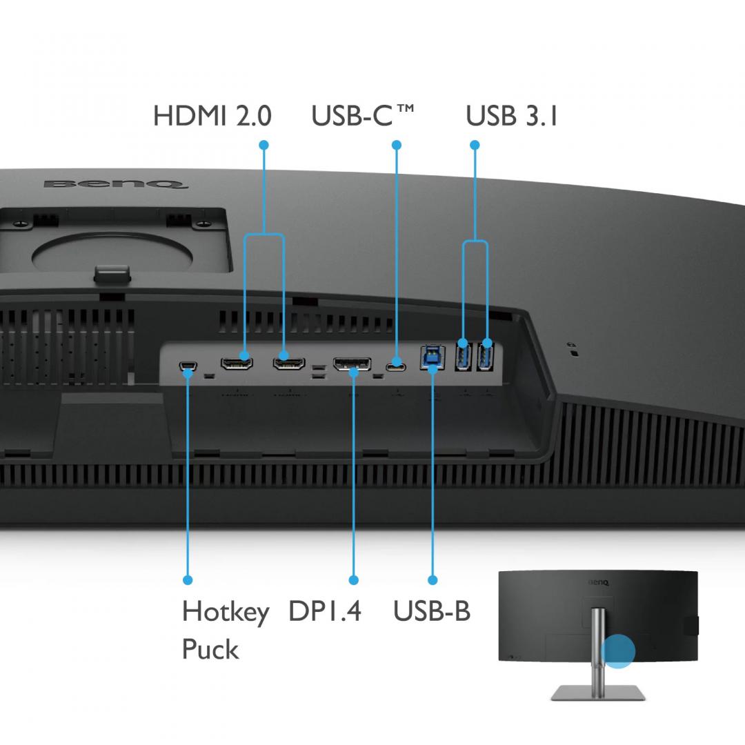 Monitor BenQ PD3420Q, 34", UWQHD, USB C, i zi