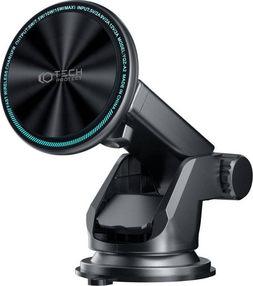 Mbajtës makine Tech-Protect Magnetic A2, MagSafe, karikim wireless 15W, i zi