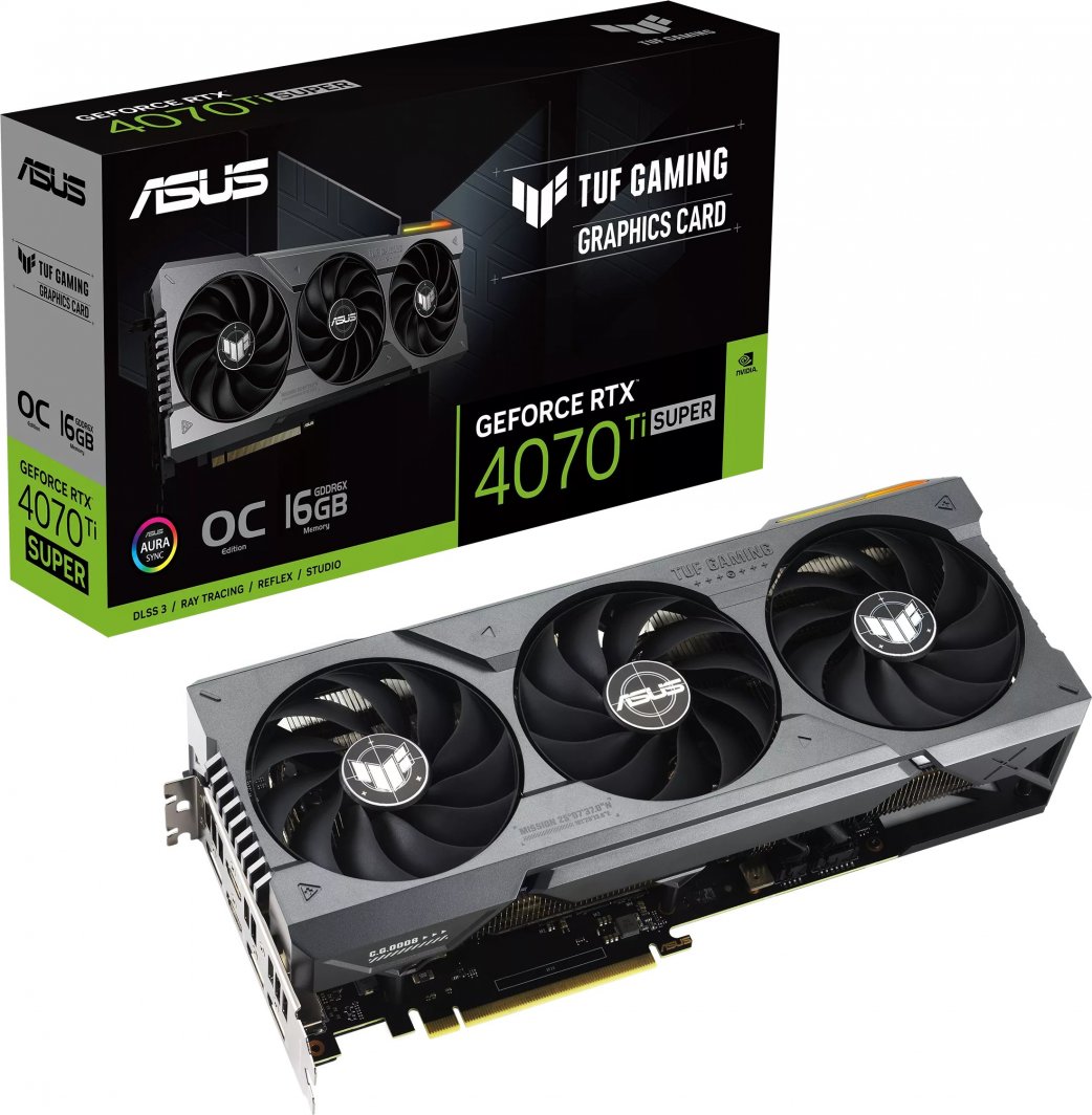 Kartelë grafike Asus TUF Gaming GeForce RTX 4070 Ti SUPER OC 16GB GDDR6X