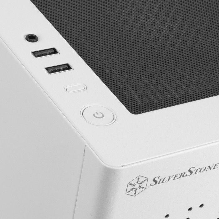 Kasë SilverStone Sugo 16, e bardhë, Small Form Factor