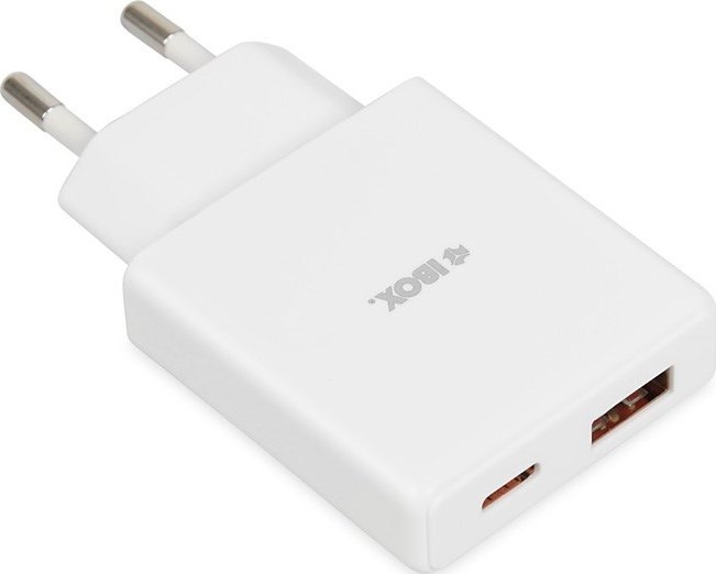 Karikues muror IBOX C-43 Slim GaN PD, 30W, USB-C, i bardhë