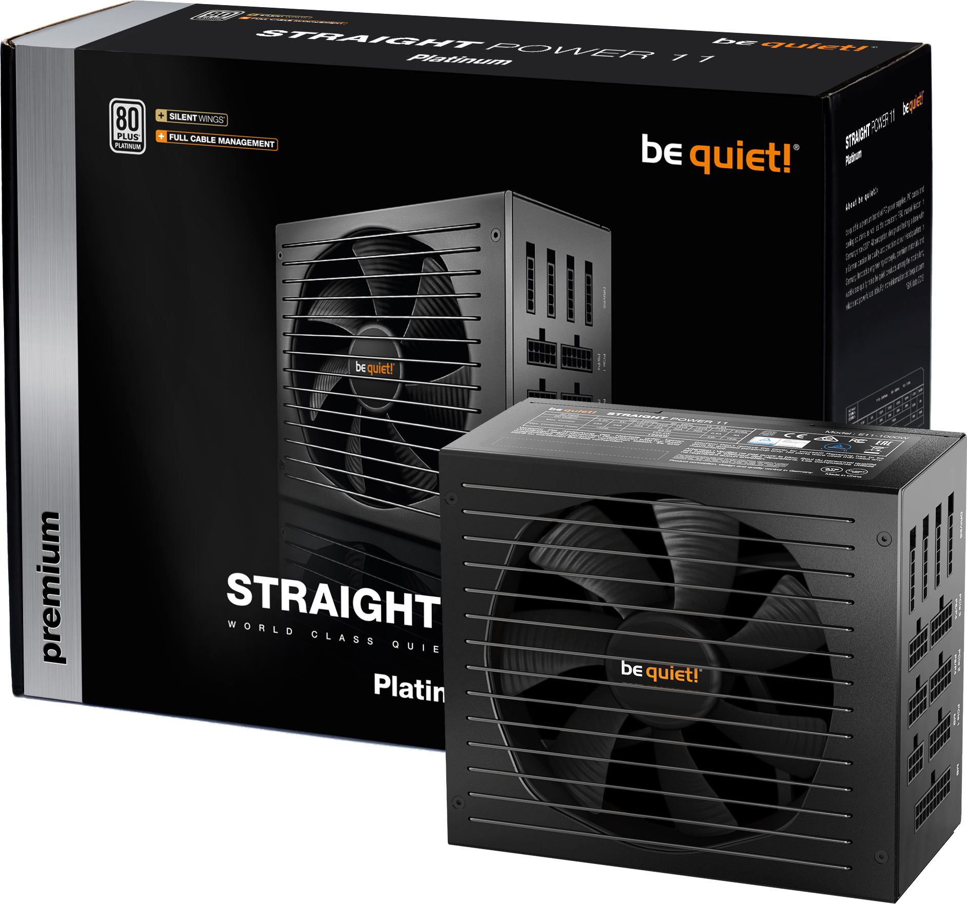 Ventilator Be quiet! Straight Power 11, 1000W, i zi