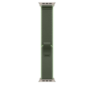 Apple Watch 49mm Loop, Green/Neon Trail Loop, S/M, Natural Titanium Finish