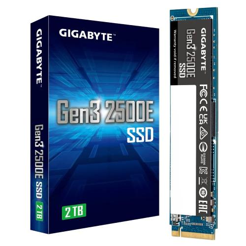 SSD GIGABYTE Gen3 2500E, 2TB, M.2 PCIe 3.0 NVMe