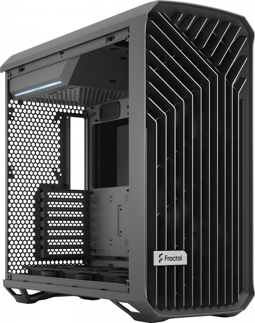Kasë Fractal Design Torrent TG Light Tint, e hirtë, Full Tower