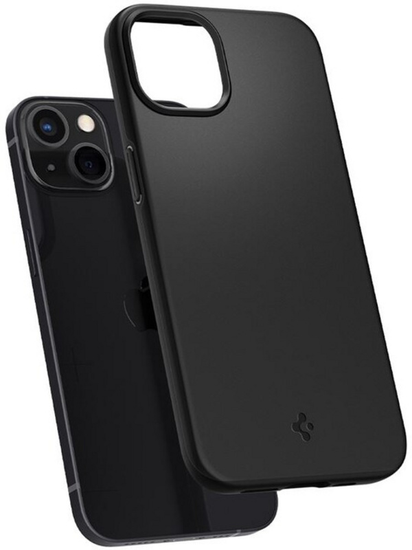 Mbrojtëse Spigen Thin Fit për Apple iPhone 13, e zezë
