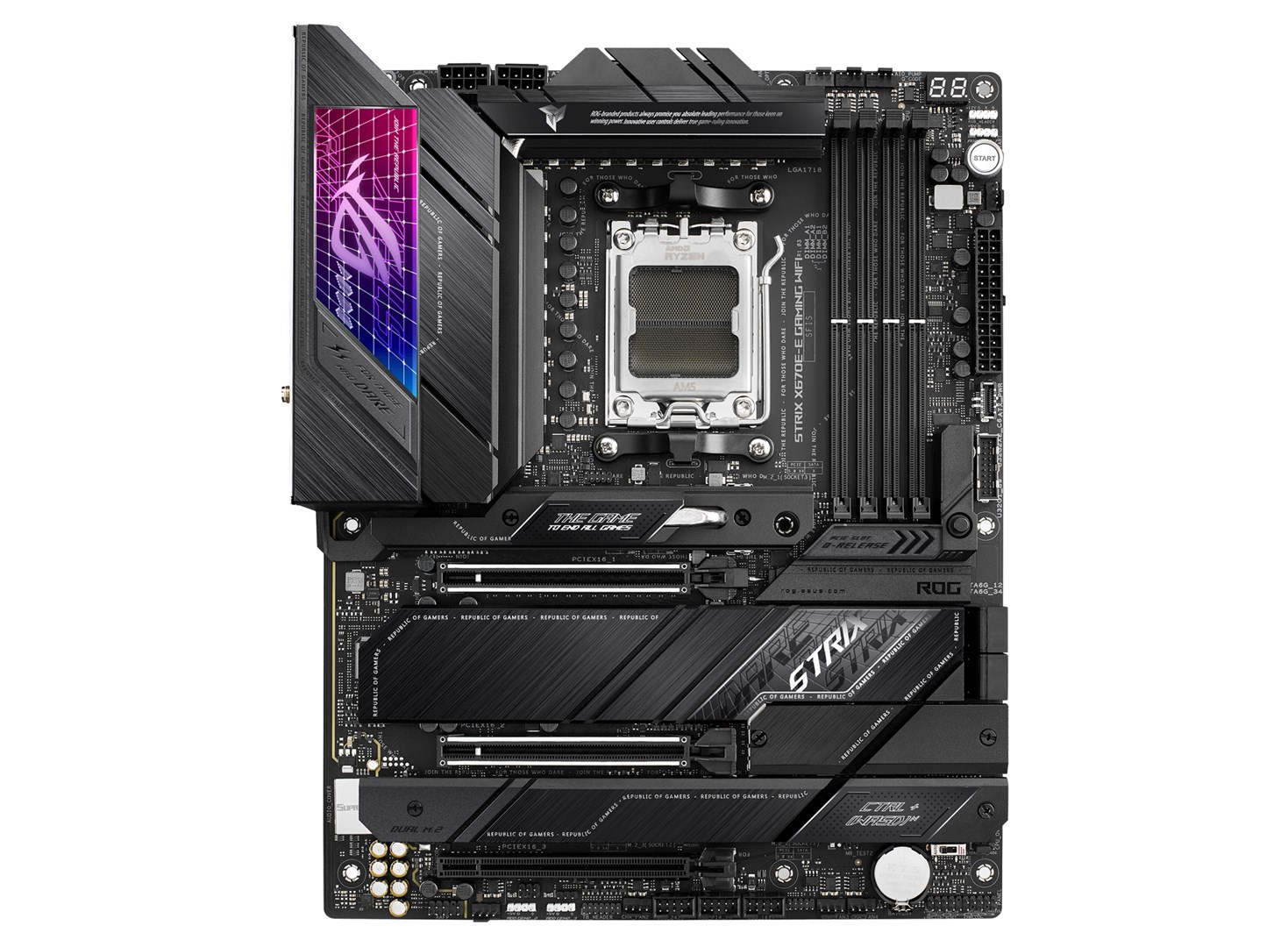 Pllakë amë ASUS ROG STRIX X670E-E Gaming WiFi AMD X670 Socket AM5 ATX
