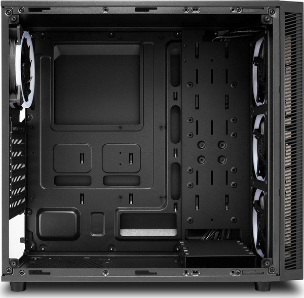 Kasë Sharkoon Sharkoon TG4M RGB ATX, e zezë 