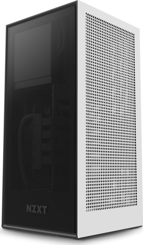Kasë kompjuteri Nzxt H1, e zezë / bardhë