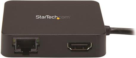 Adaptues USB C StarTech.com USB C Multiport Adapter, HDMI 4K, Gigabit Ethernet, gri